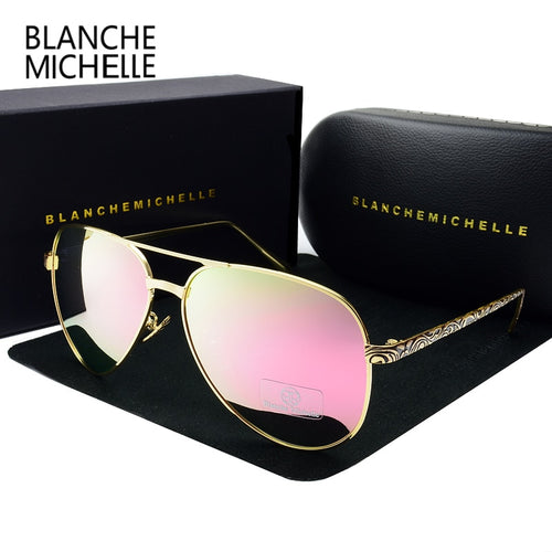 Premium Polarized Pilot Sunglasses For Women with  UV400 Protection
