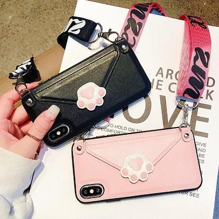 LUVLY- Designer Brand Inspired iPhone Case With Card Holder