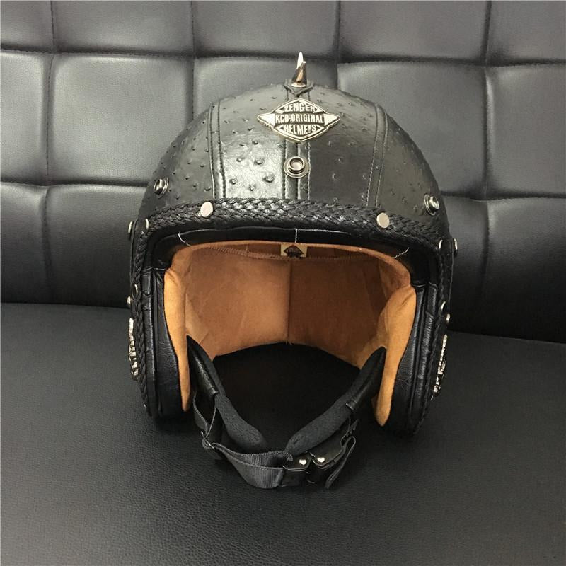 DOT Certified Badass Open Face Helmet – 5 Sizes-Helmet-The Steampunk Cave