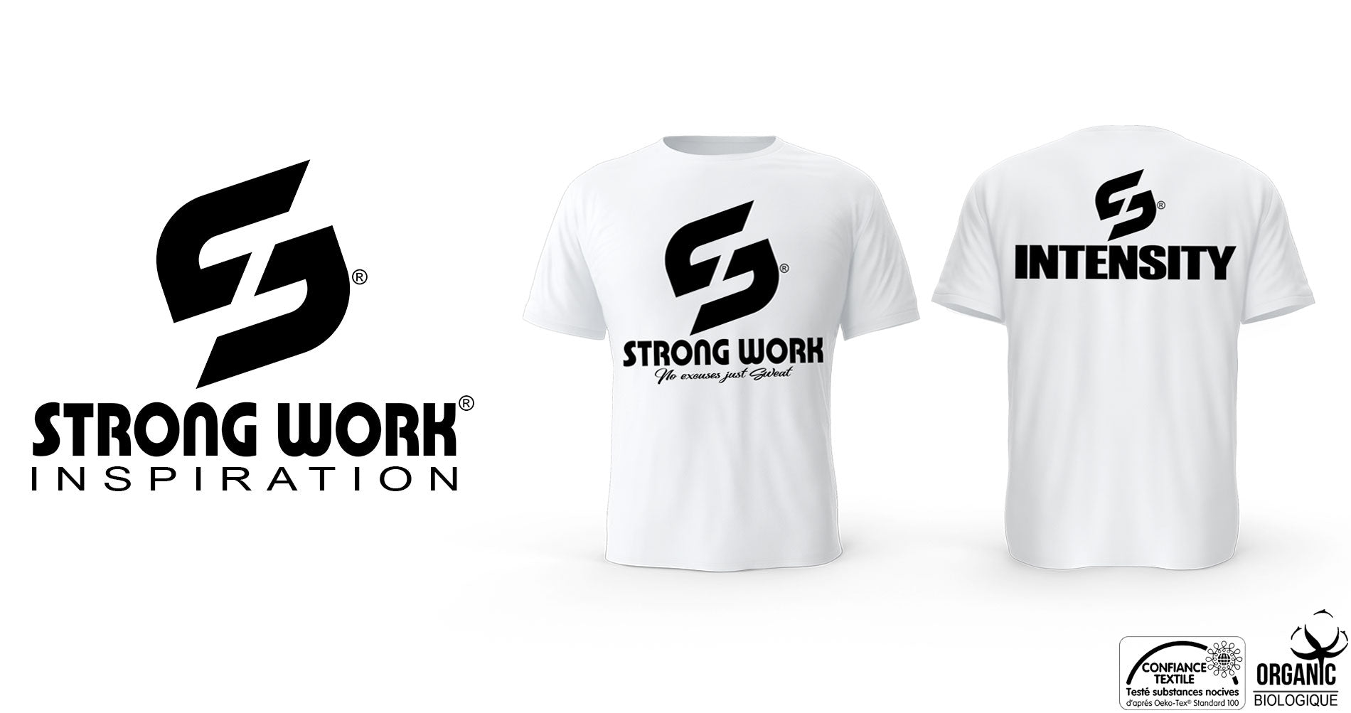 T-SHIRT POUR HOMME STRONG WORK INSPIRATION INTENSITY