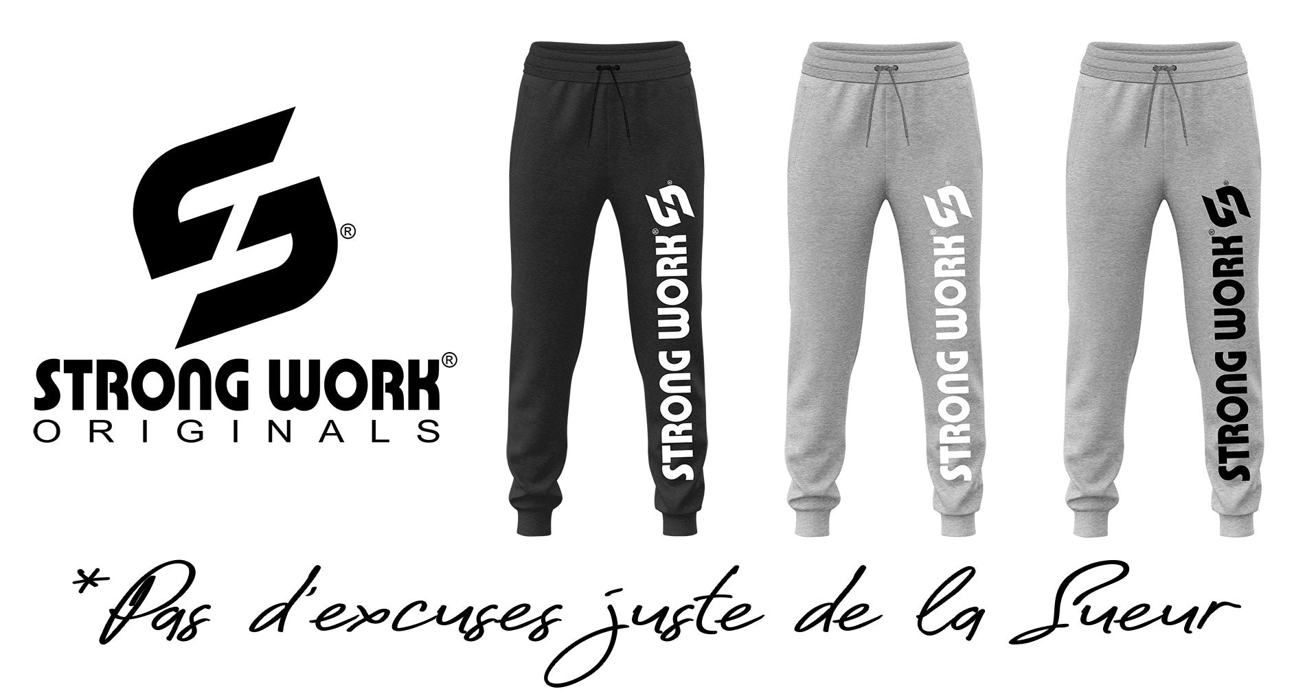 JOGGINGS STRONG WORK ORIGINALS POUR FEMME - STRONG WORK SPORTSWEAR