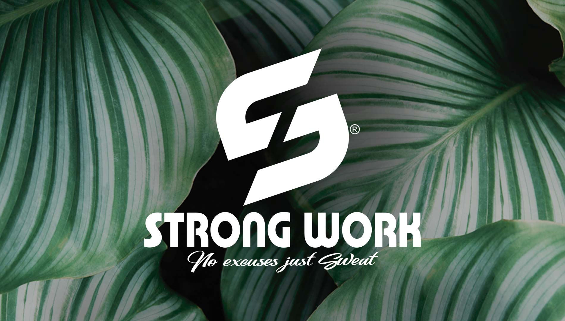 STRONG WORK ORGANIC SPORTSWEAR - NO EXCUSES JUST SWEAT