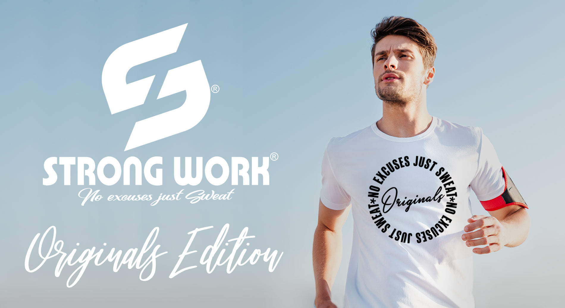 T-SHIRT POUR HOMME STRONG WORK ORIGINALS EDITION - SPORTSWEAR ECO-RESPNSABLE