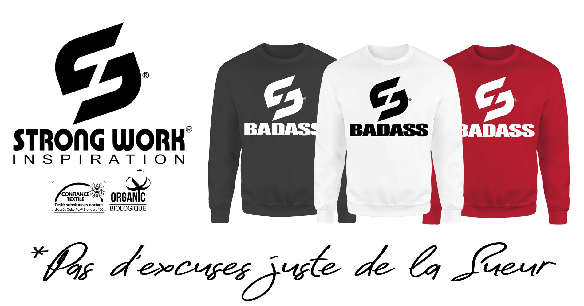 SWEAT-SHIRT BADASS POUR HOMME