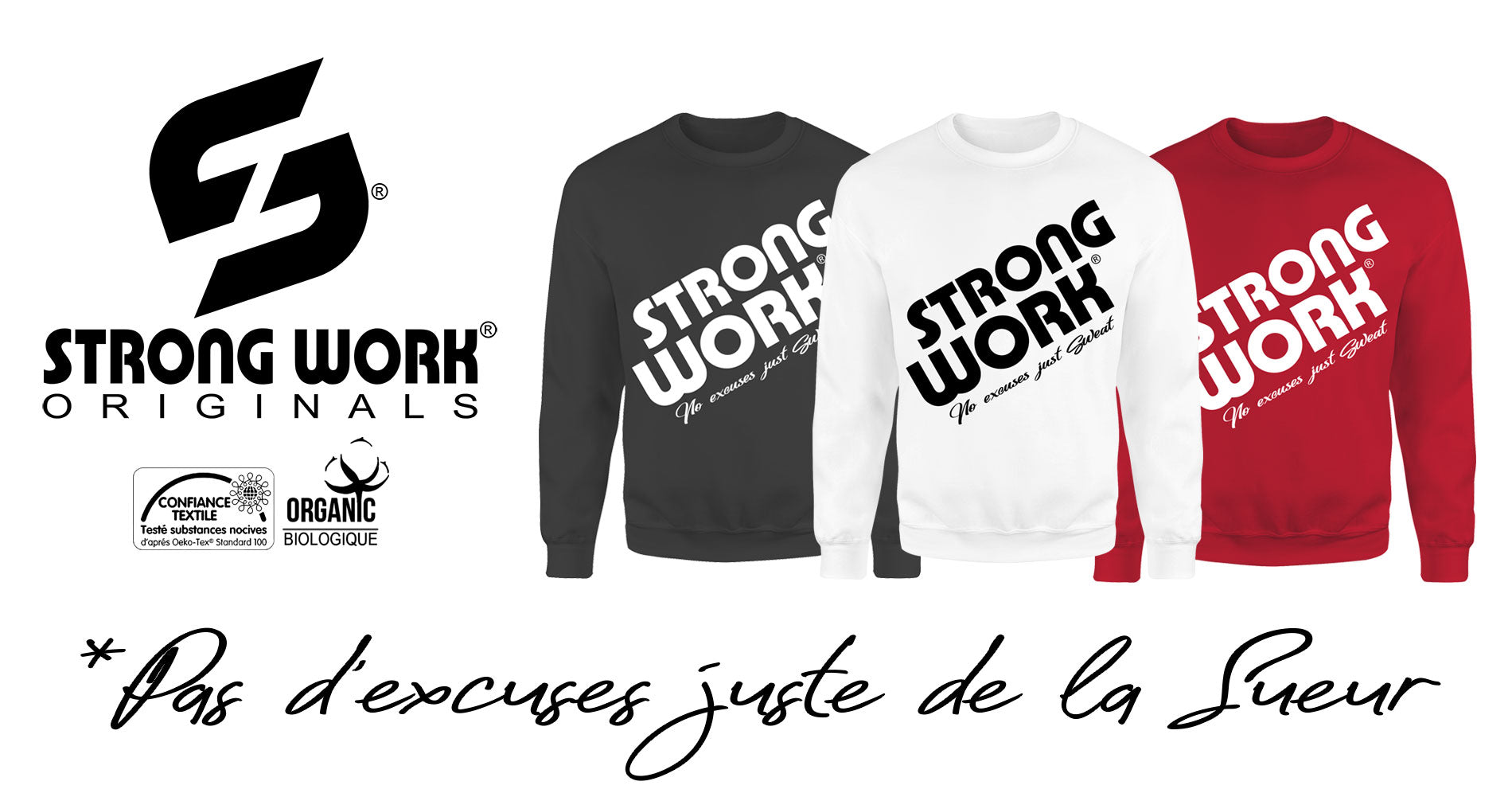Sweat-Shirt Strong Work Prodigy pour Homme Collection Originals