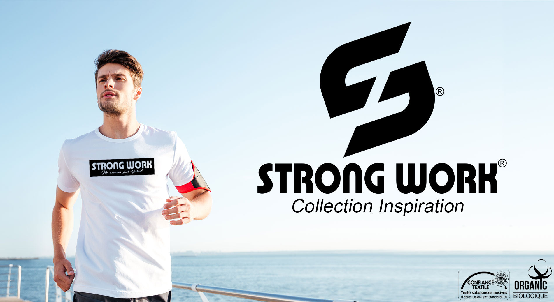 T-SHIRT POUR HOMME STRONG WORK TENACITY