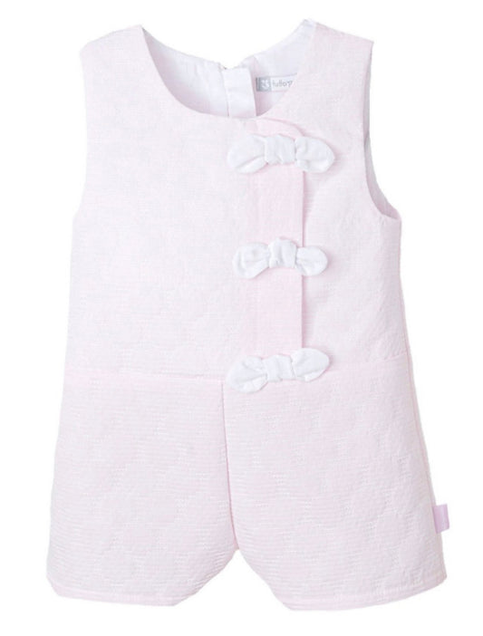 TP3414 Baby Girl Pink Playsuit