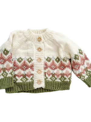 Pastel Fairisle Knit Sweater - Charlotte West Baby
