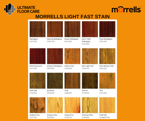 morrells colour stain ultimate floor care