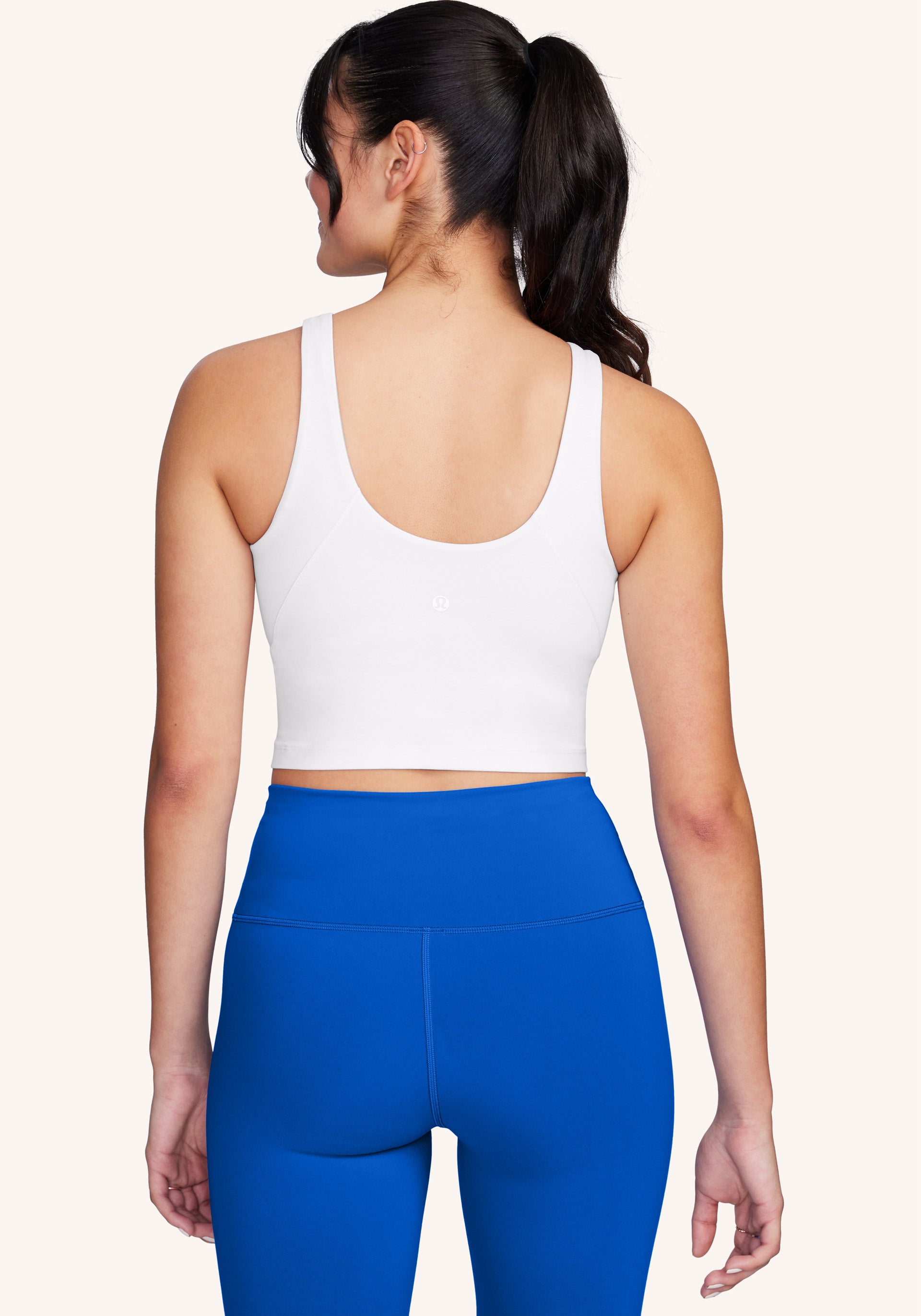 Run Fit ft. High Neck Align Tank in Poolside (6) FYP 3” Shorts in Blue  Chill (6) & Blissfeels in White/Cyan Blue/Cirrus Blue : r/lululemon