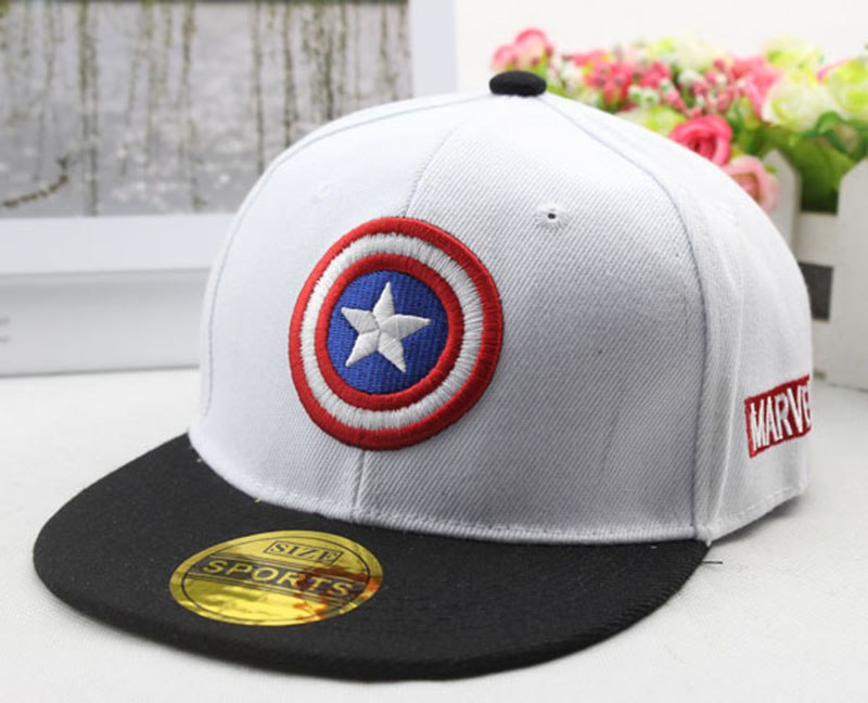 Anime Cartoon Captain America Pentagram Baseball Caps For Children Boy Oeppeo Master Of Caps Hats