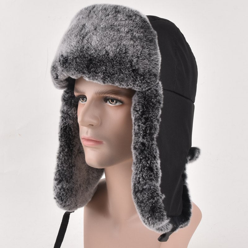 fur winter hats with ear flaps