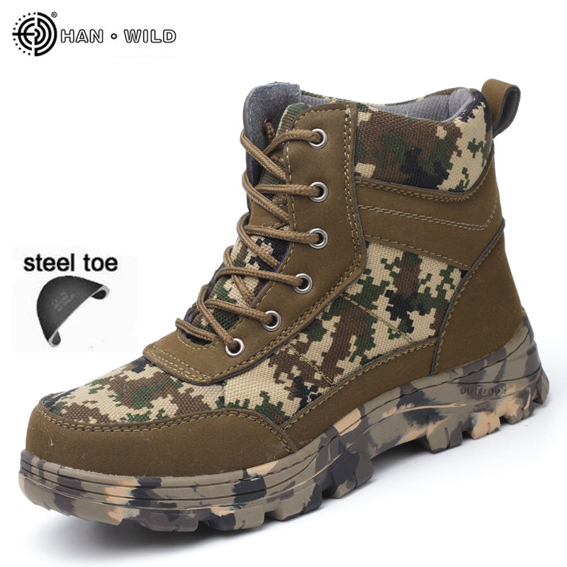 warm steel toe boots