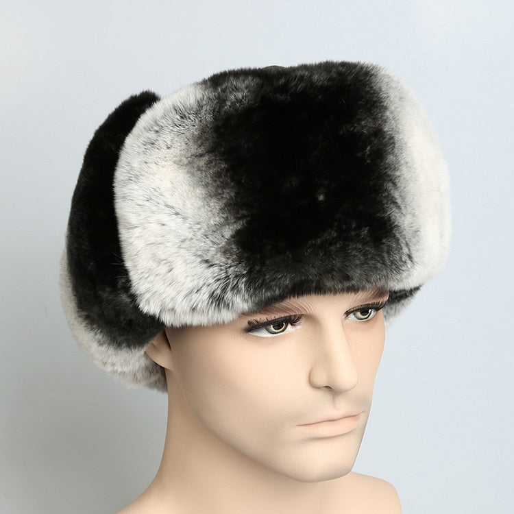 rabbit fur cap