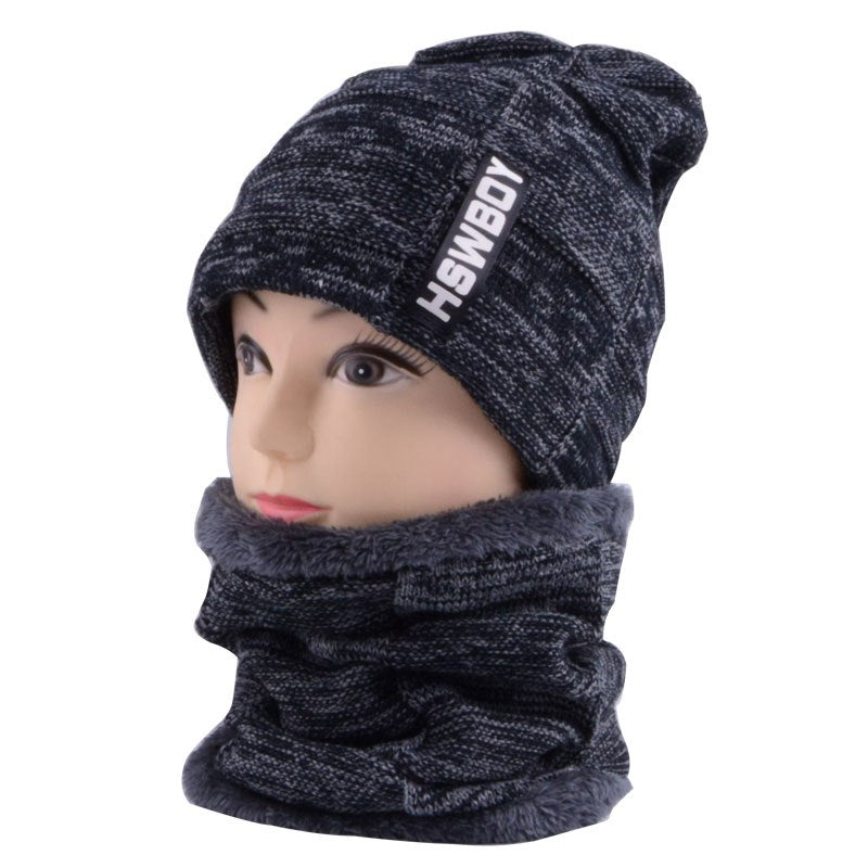black knit winter hat