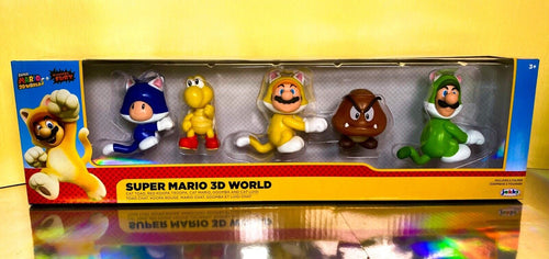 Nintendo Super Mario Bowser Jr, Wendy, Ludwig, Iggy Larry 2.5 Mini Figure  5-Pack Koopalings Jakks Pacific - ToyWiz