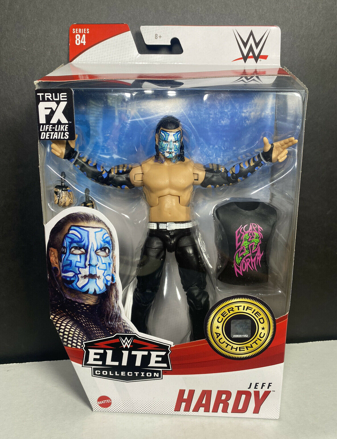 21 Wwe Elite Collection Series 84 Figure Jeff Hardy Blue Face Trends Elite