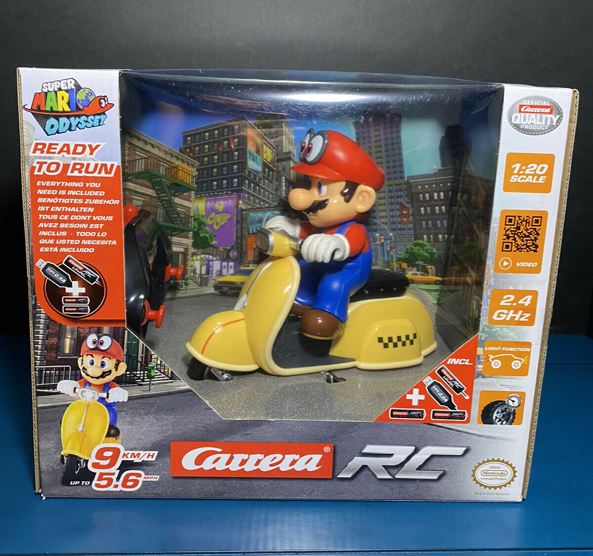 2019 Nintendo Carrera RC Super Mario Odyssey: Mario - Scooter ( GHz –  Trends Elite