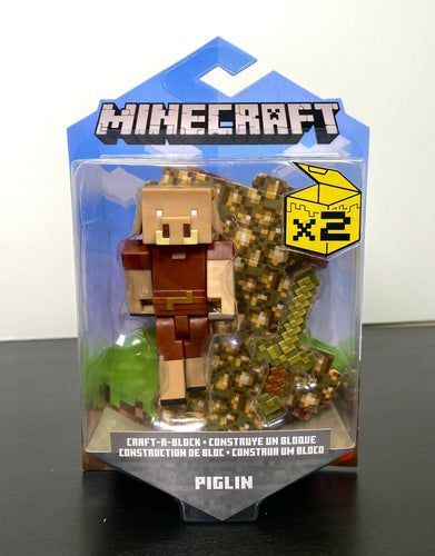 Boneco Minecraft Caves & Cliffs Muddy Pig - GTP08 GTP22 - Mattel - Dorémi  Brinquedos