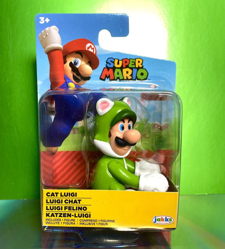  World of Nintendo 91424 2.5 Cat Mario Action Figure : Toys &  Games