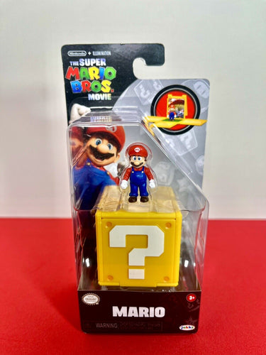 The Super Mario Bros. Movie Mario Mini Figure with Question Block