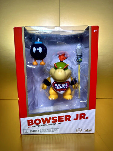 Nintendo Super Mario Bowser Jr, Wendy, Ludwig, Iggy Larry 2.5 Mini Figure  5-Pack Koopalings Jakks Pacific - ToyWiz