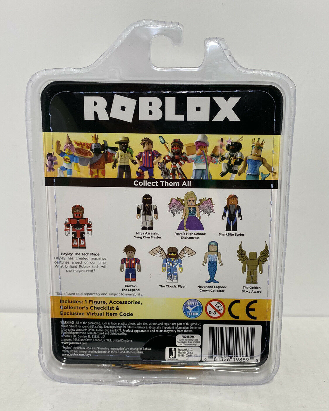 Jazwares Roblox Haley The Tech Mage Figure W Exclusive Virtual Cod Trends Elite - enchantress roblox code