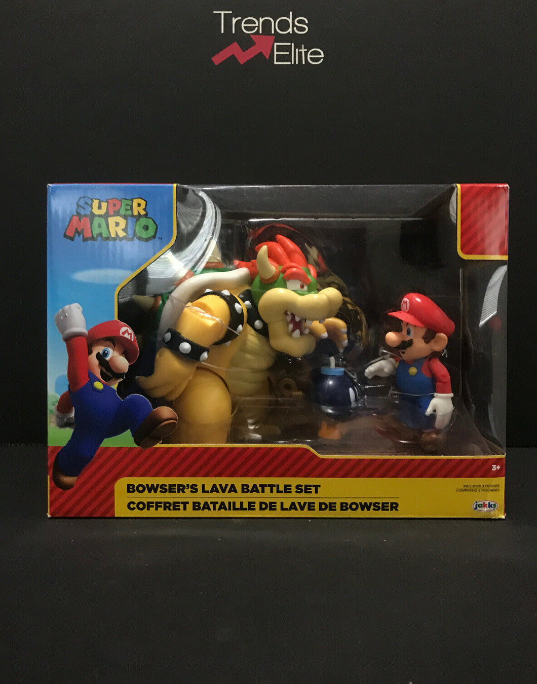 World Of Nintendo Bowser S Lava Battle Set Mario Bob Omb Bowser Trends Elite