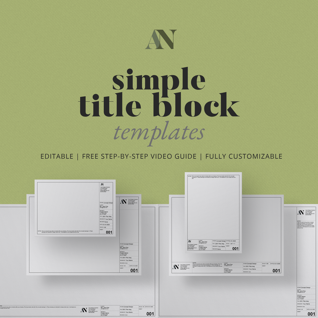 free illustrator title block template download