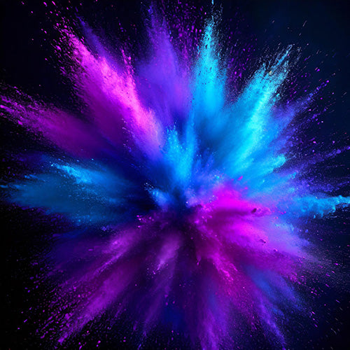 colored explosion