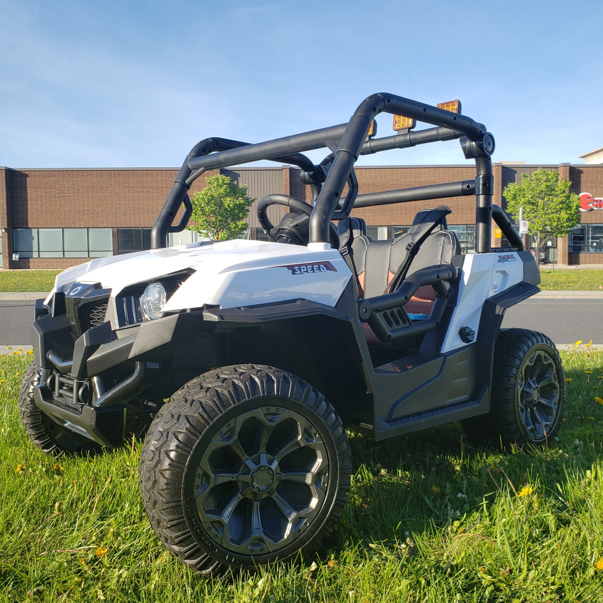 24 volt utv with rubber tires