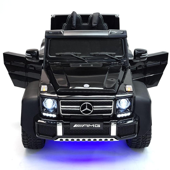 room thee silhouet Mercedes Benz G63 AMG 6 Wheel SUV Black! Kids Ride On Car — Mini Moto Toys