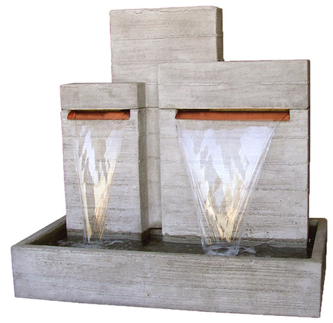 water cement fountains for sale garden ornaments yard art home decor statues near me concrete water falls