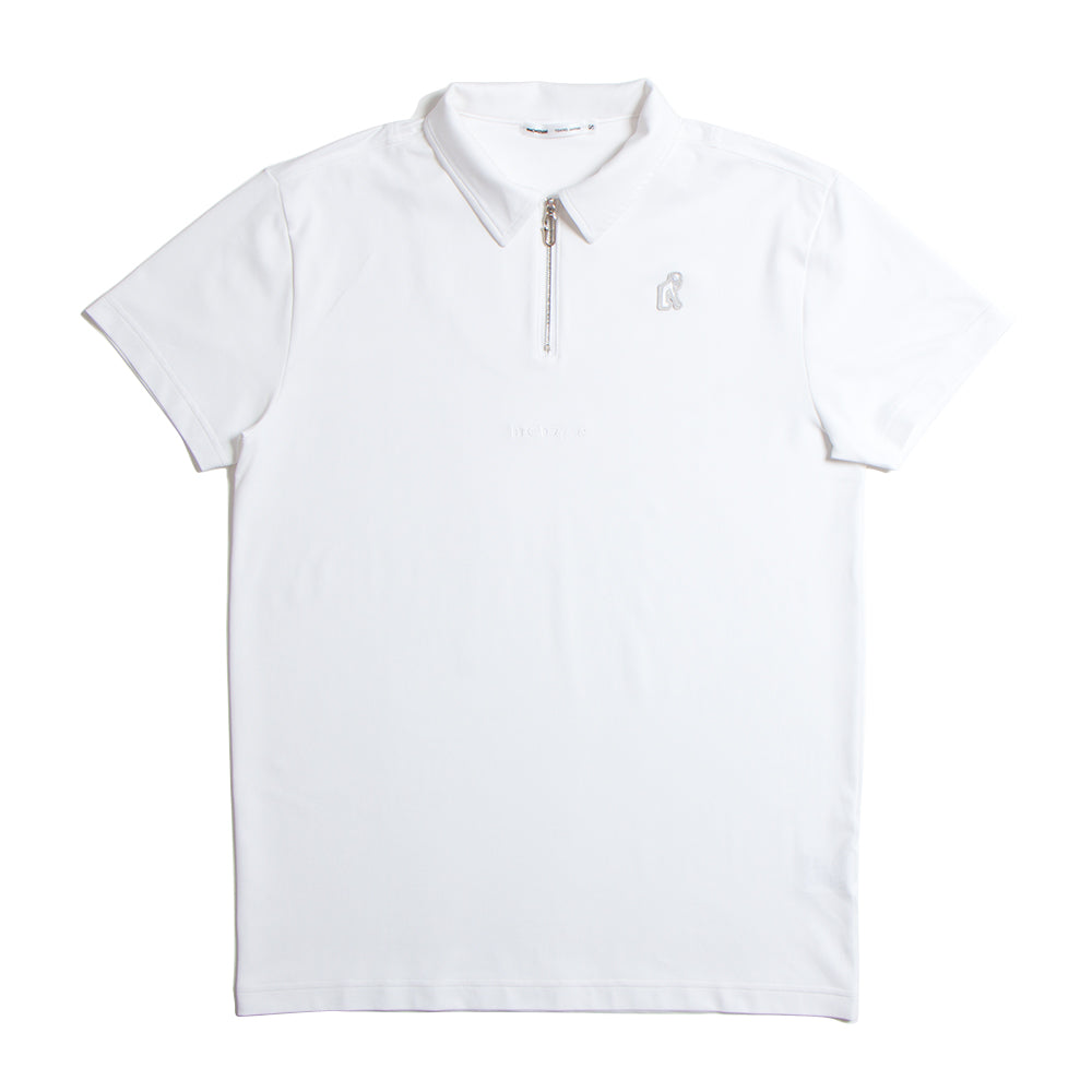 white polo zip up