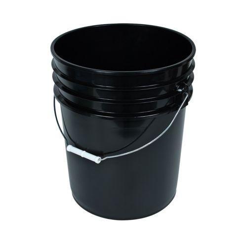 5.3 Gallon White EZ Stor Container / Bucket, With Handle - A. E. Fleming Co.