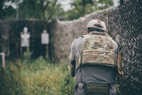 UTA Universal Armoured Lightweight Modular Tactical Plate carrier - MC Camo Limited Edition