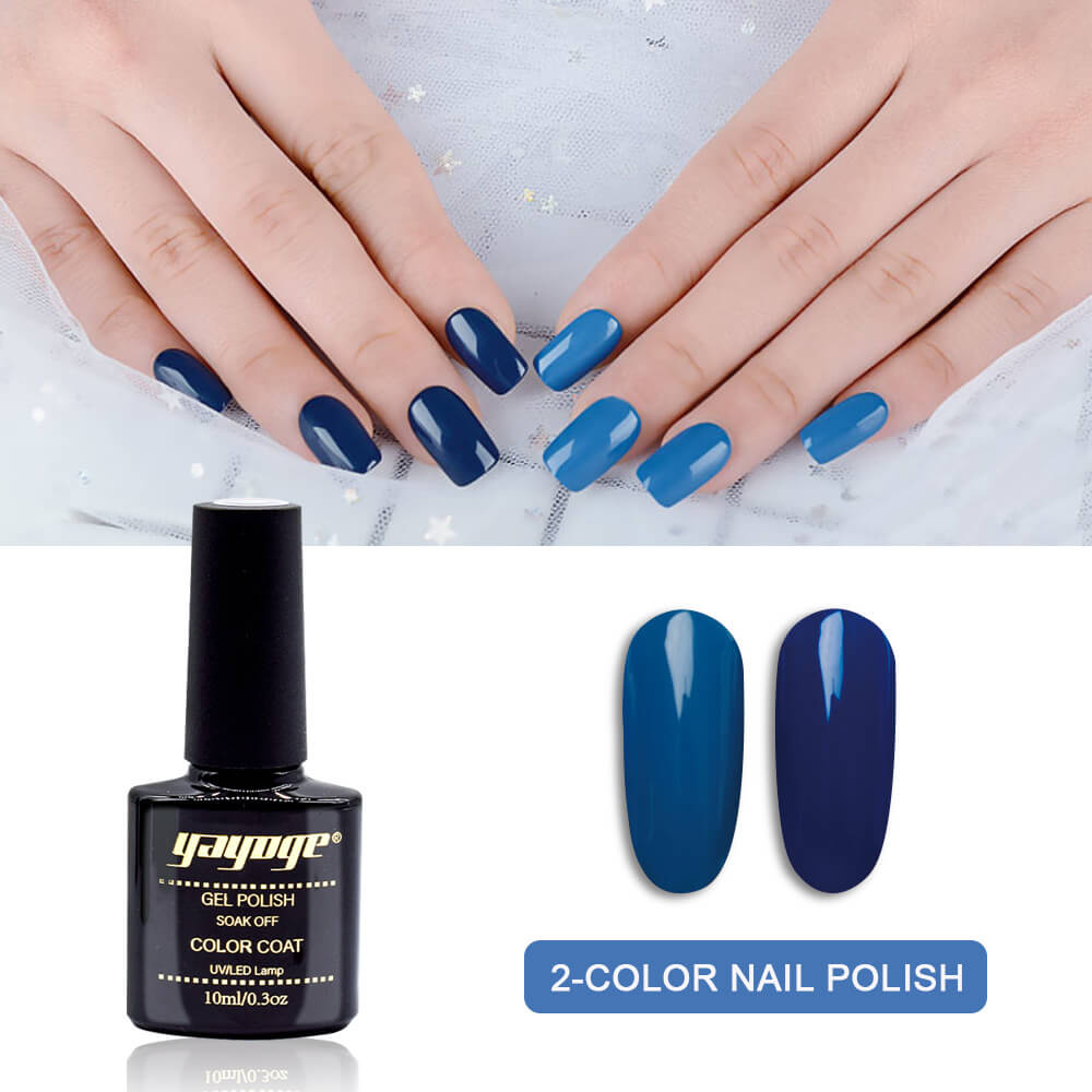 nail polish 2 colors