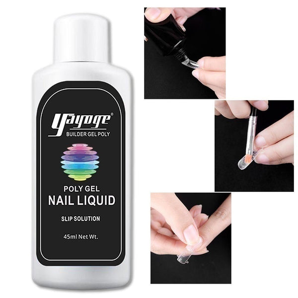 Anti-stick Slip Solution Nail Liquid Kit P03-S3(45ml) - YAYOGE Official