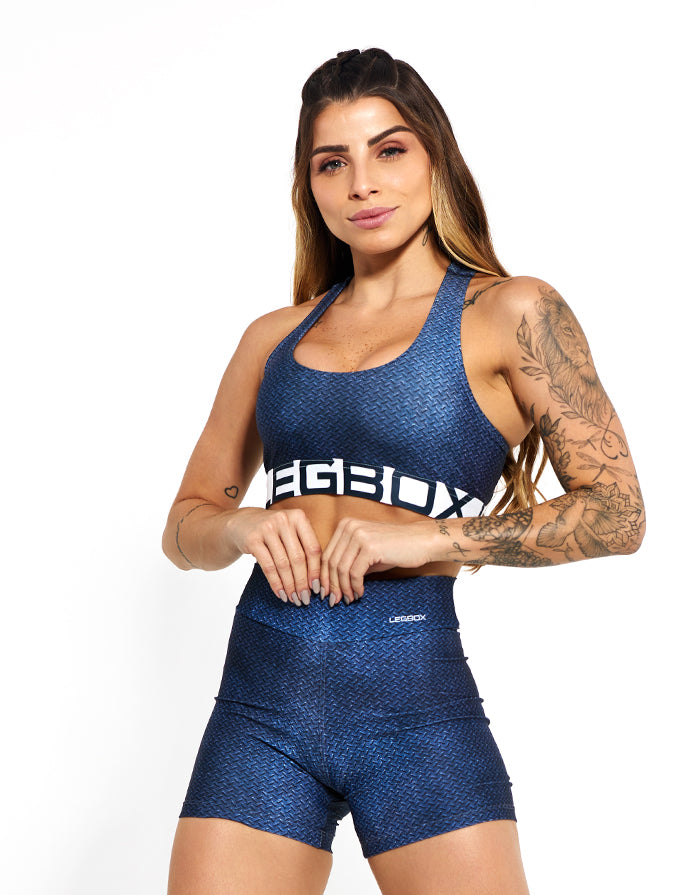 Calça Legging Pocket Azulzao - JerkBox