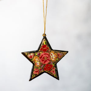 Russian Floral Hanging Star