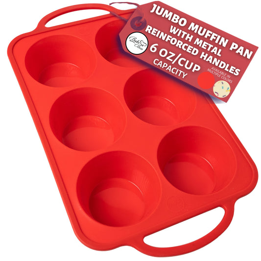 Ozera 2 Pack Silicone Muffin Pan 12 Cups Large Cupcake Pans