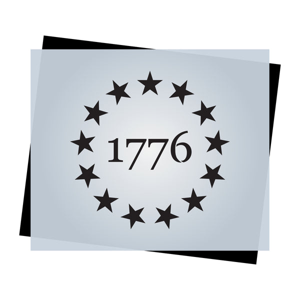 Download Betsy Ross 1776 Stencil | 1776 (13 STAR) Flag Template ...