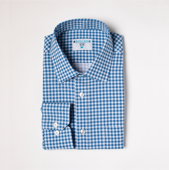 Range Shirt - Royal Blue and White Gingham