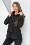 Geaca subtire impermeabila - MARTA - Neagra