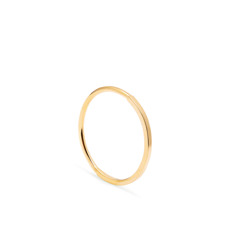 Womens Paradox Skinny Stacking Ring - Gold – Myia Bonner Jewellery