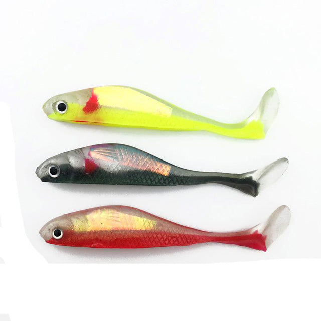 Worm Swimbaits Jig Head Soft Lure 