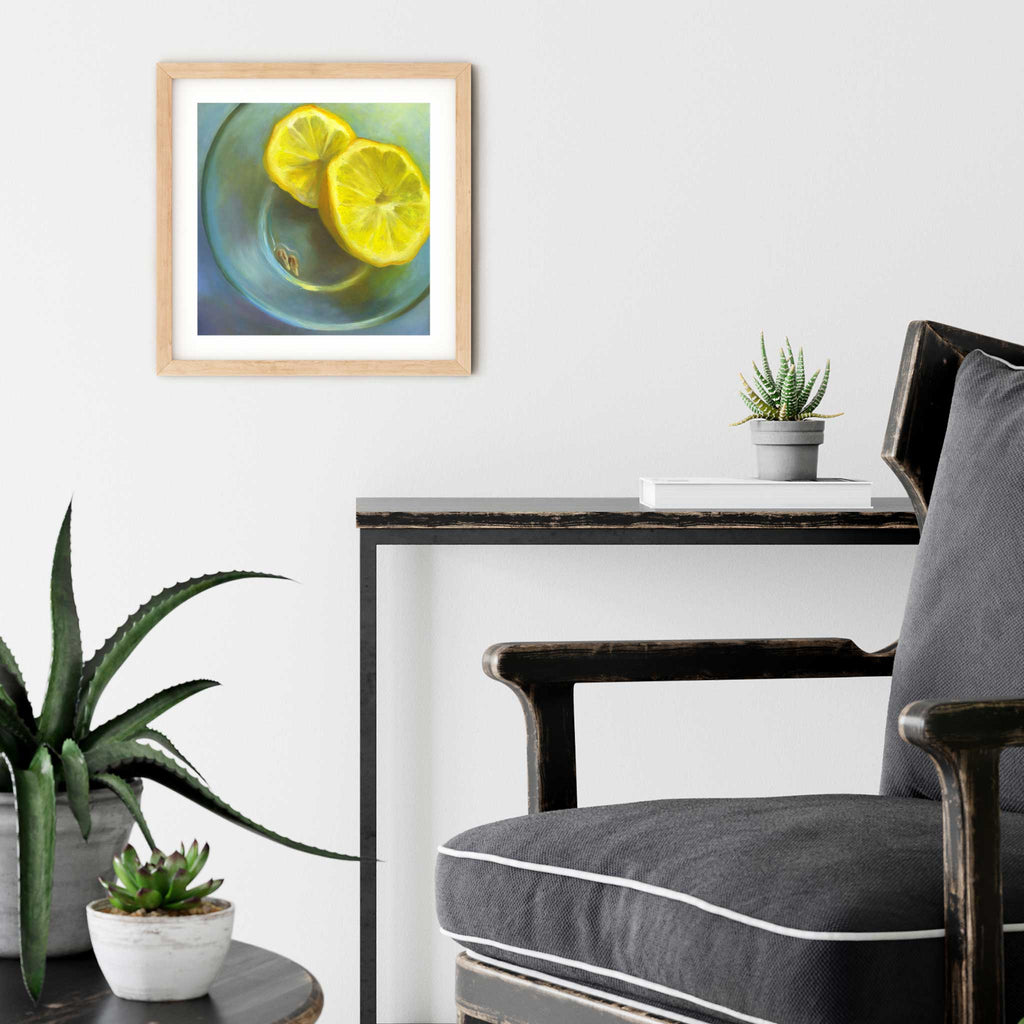 Pip, Pip - Lemon Art Print | fruit still life painting kitchen art wall ...