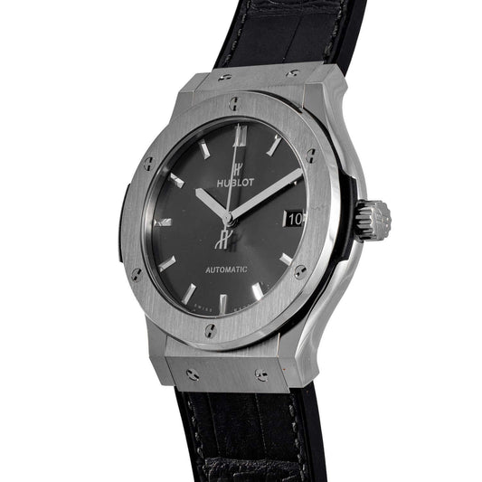 Hublot Classic Fusion Tourbillon 45mm Dial Black Men's Luxury Watch  505.OX.1180.LR