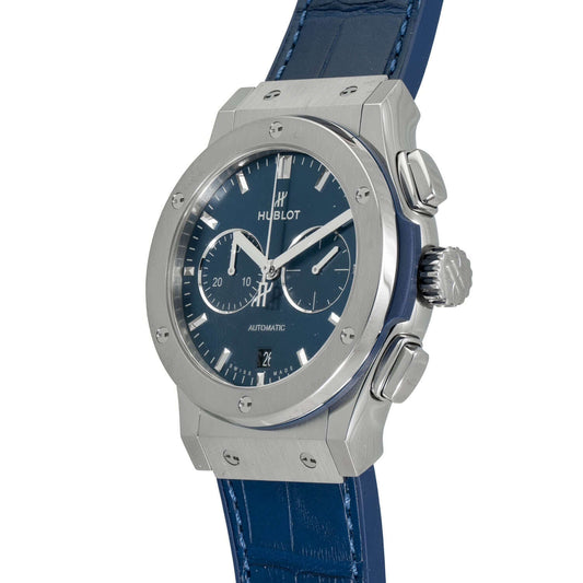 Classic Fusion Chronograph Titanium Blue 42 mm