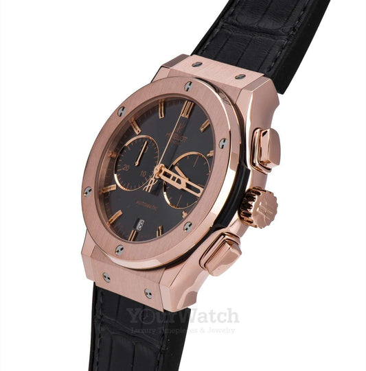 Hublot Tourbillon Skeleton King Gold 18 Carat King Gold Men's